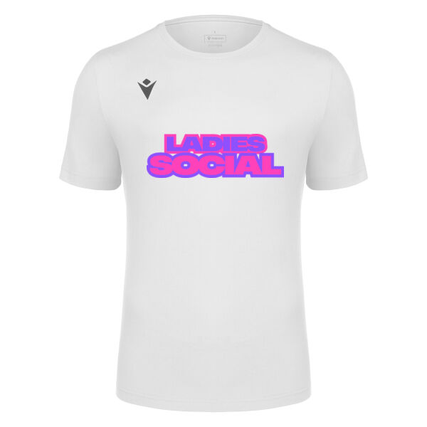 Ladies Social - Boost Eco Sustainable Cotton Jersey T-Shirt SR Thumbnail